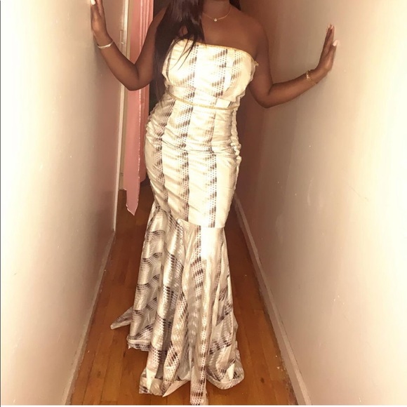 Custom mermaid style dress - Picture 2 of 3